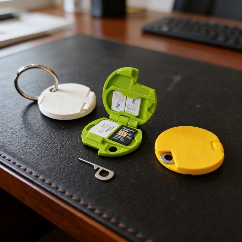 Memory Card Case - حامل بطاقات SIM وTF مطبوع بتقنية