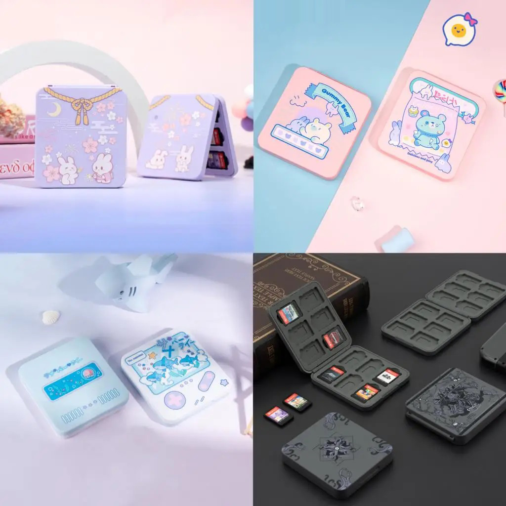 Memory Card Case - هارد شل أرواق لعب صندوق تخزين