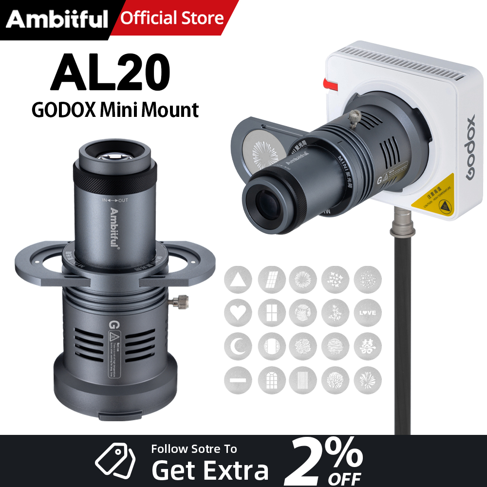 Beauty Dish Softbox - Ambitful LED ملء كشاف ضوئي مرفق