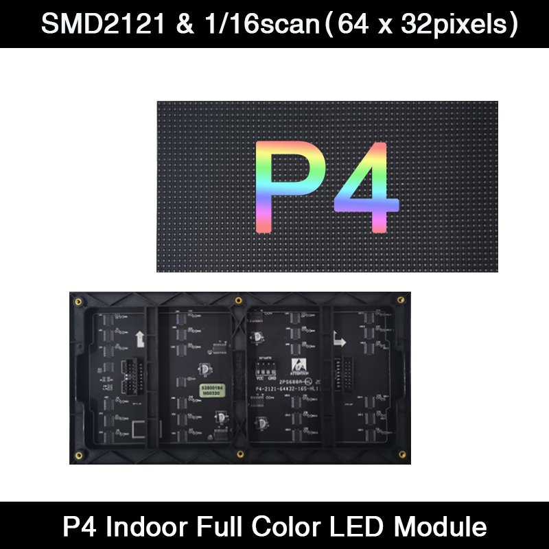 Video Led Light Panel - AiminRui عالية الدقة P4 داخلي 1/16