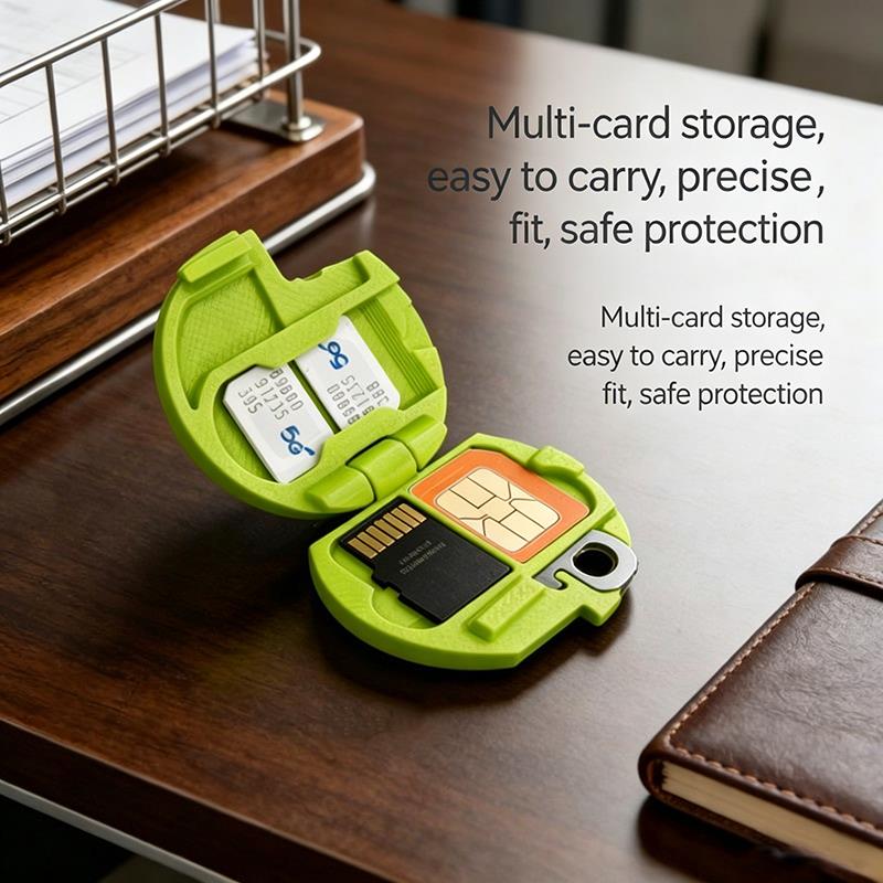 حامل بطاقات SIM وTF مطبوع بتقن - مراجعة Memory Card Case وسعره