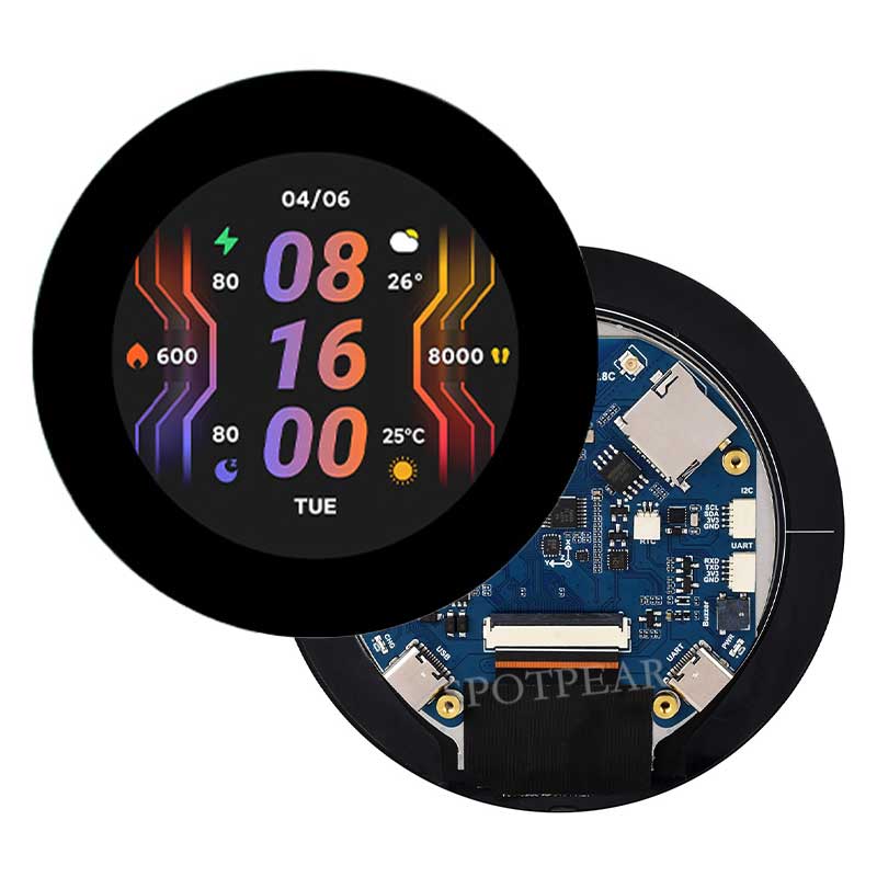 ESP32 S3 مجلس التنمية 2.8 بوصة - مراجعة Photograph Mp3 وسعره