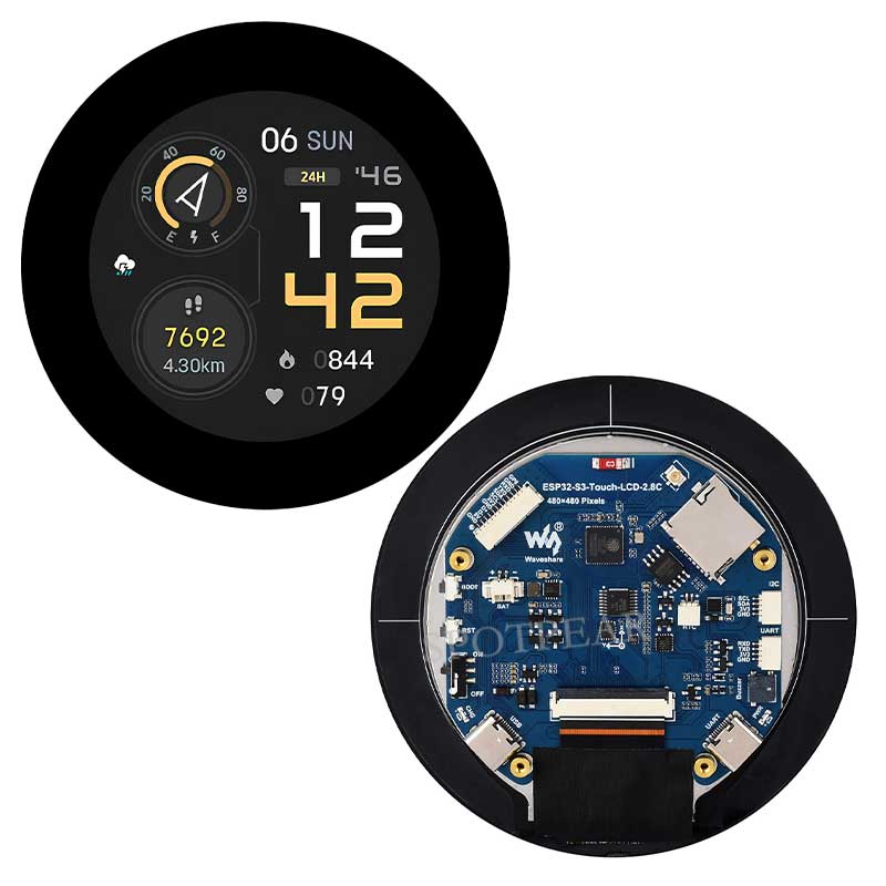 ESP32 S3 مجلس التنمية 2.8 بوصة - مراجعة Photograph Mp3 وسعره
