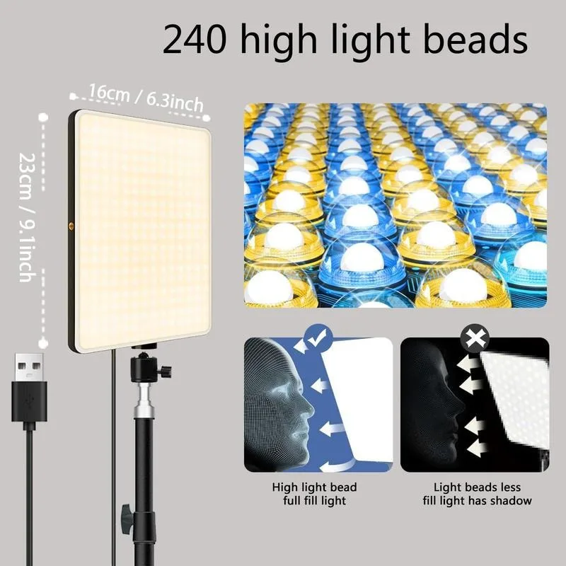 مصباح فيديو LED لاستوديو التصو - مراجعة Video Led Light Panel وسعره