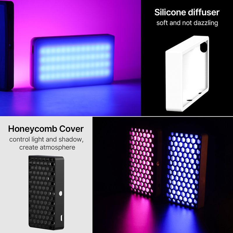 Ulanzi LT002 7 بوصة جيب LED ضو - مراجعة Video Led Light Panel وسعره