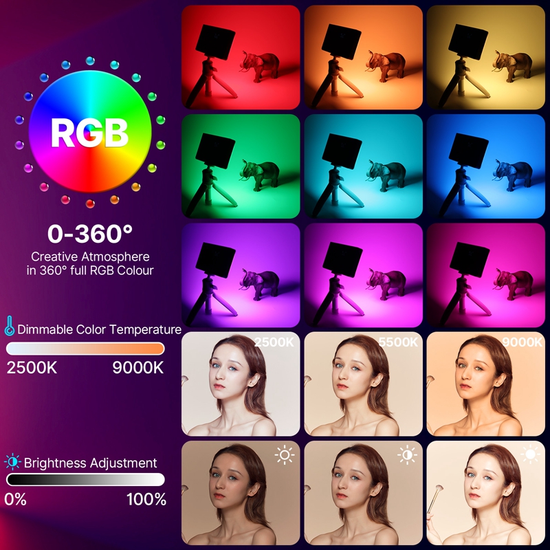 Ulanzi LT002 7 بوصة جيب LED ضو - مراجعة Video Led Light Panel وسعره