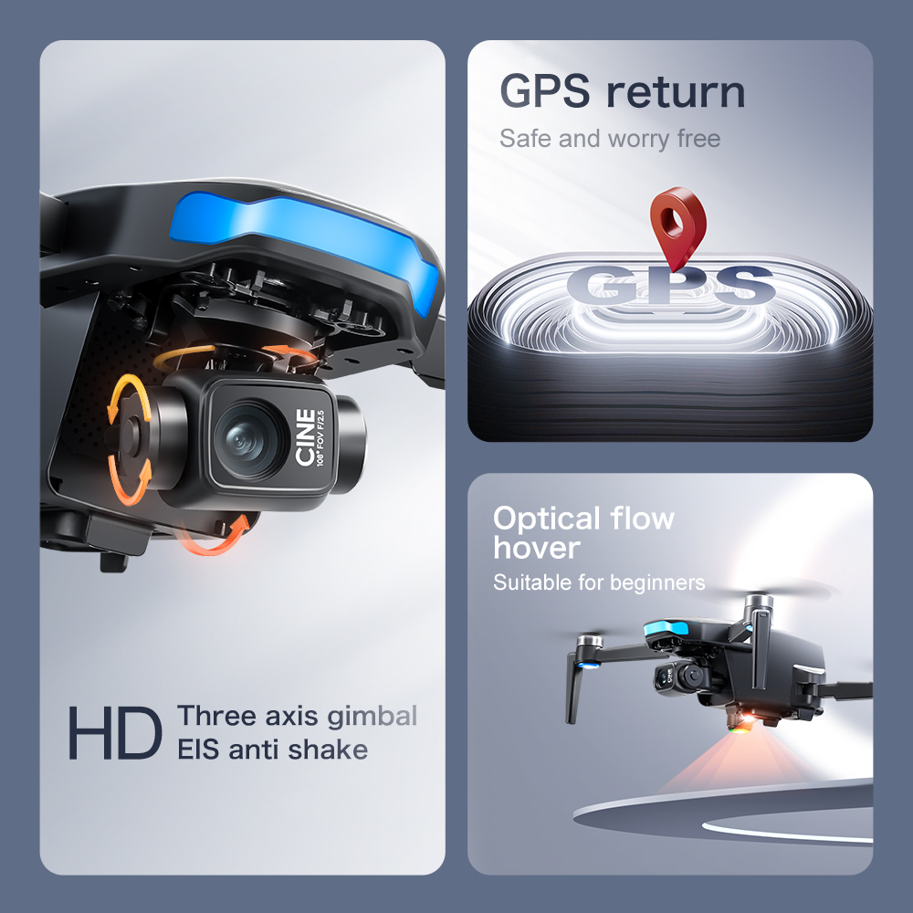 طائرة بدون طيار S-X1 GPS جديدة - مراجعة Photography Prompt وسعره