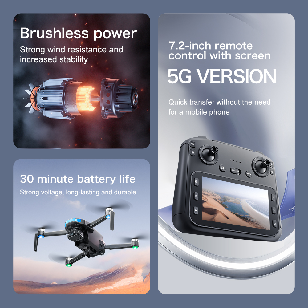 طائرة بدون طيار S-X1 GPS جديدة - مراجعة Photography Prompt وسعره