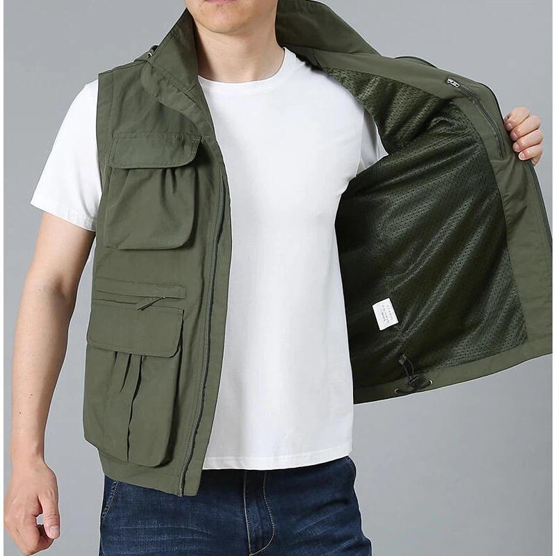 سترة رجالية كاجوال متعددة الجي - مراجعة Photography Jacket وسعره