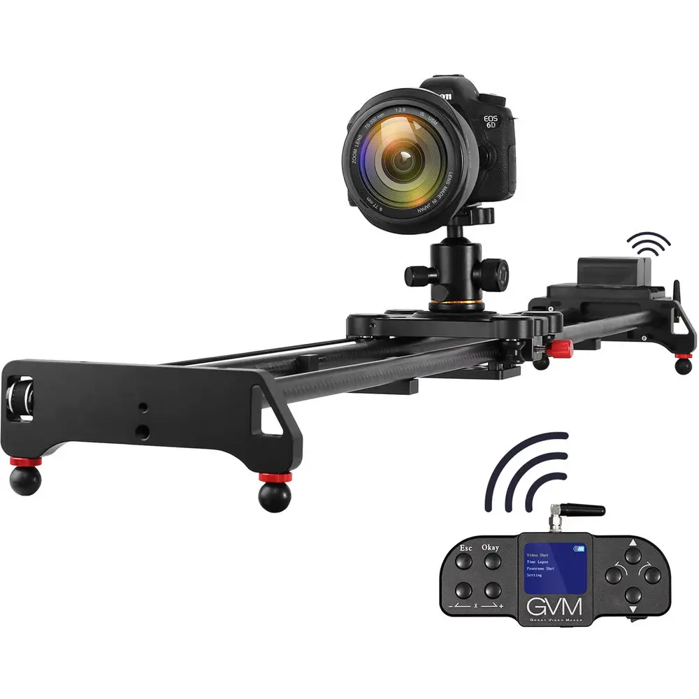 GVM GT-120WD مسار كاميرا متحرك - مراجعة Camera Slider Rail وسعره
