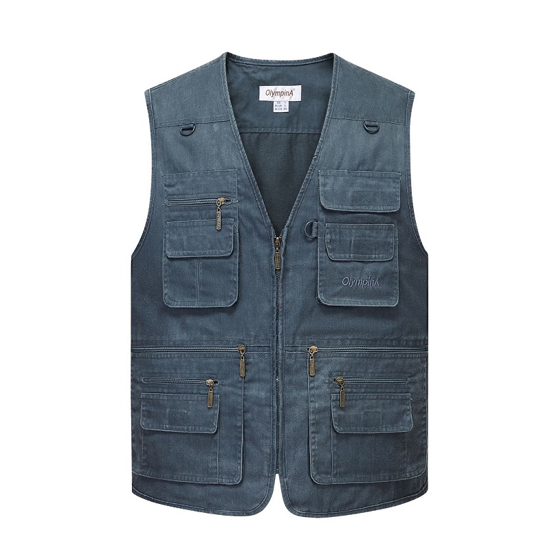 متعددة جيب الرجال سترة سستة جا - مراجعة Photography Jacket وسعره