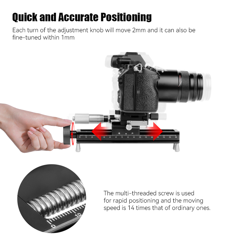 منزلق سكة تركيز ماكرو أستري ،  - مراجعة Camera Slider Rail وسعره