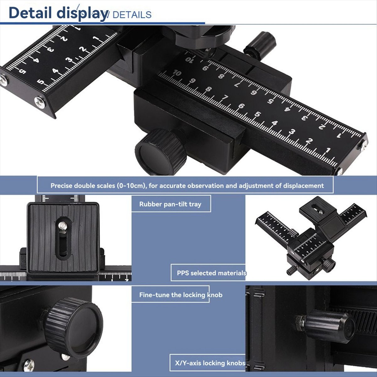 M05K سلايدر تركيز ماكرو رباعي  - مراجعة Camera Slider Rail وسعره