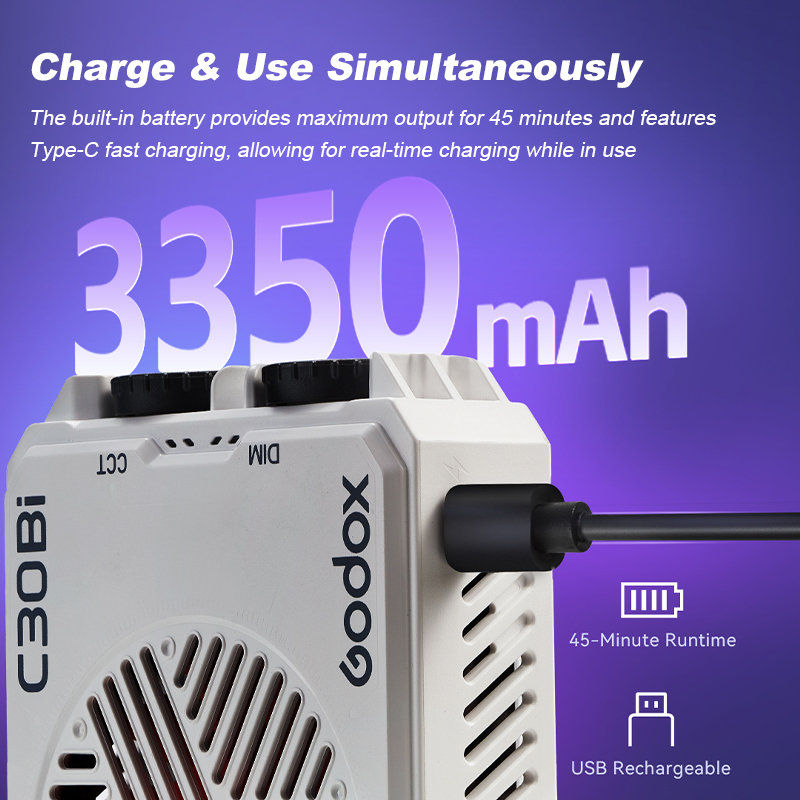 Godox C30Bi C30R Litemons 30W  - مراجعة Video Led Light Panel وسعره