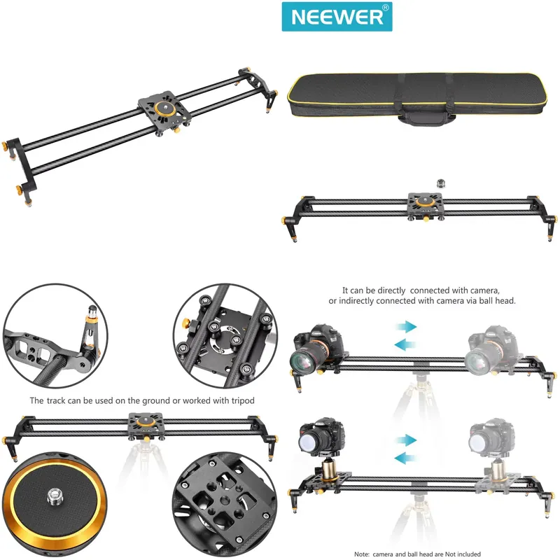 نظام تثبيت كاميرا فيديو من ألي - مراجعة Camera Slider Rail وسعره