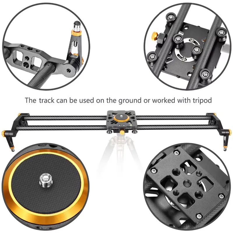 نظام تثبيت كاميرا فيديو من ألي - مراجعة Camera Slider Rail وسعره