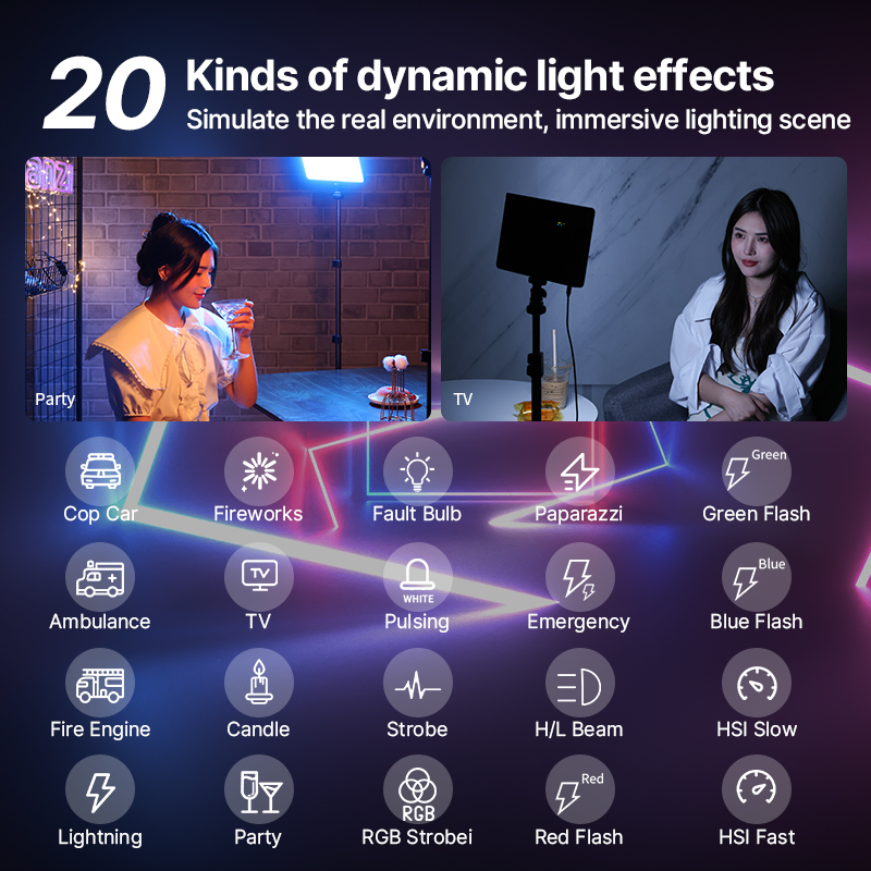 Ulanzi LT003 15W RGB Video Lig - مراجعة Video Led Light Panel وسعره