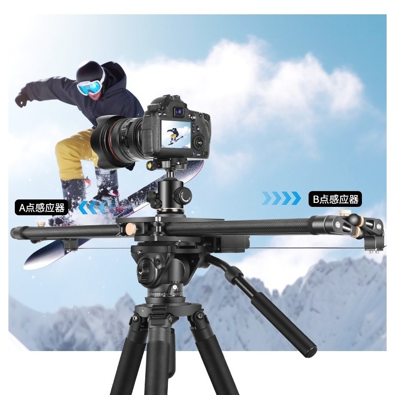 سكة كاميرا احترافية من ألياف ا - مراجعة Camera Slider Rail وسعره