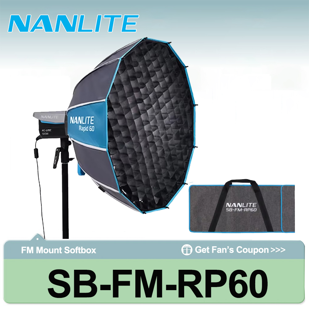 Nanlite SB-FM-RP60 Rapid 60cm  - مراجعة Beauty Dish Softbox وسعره