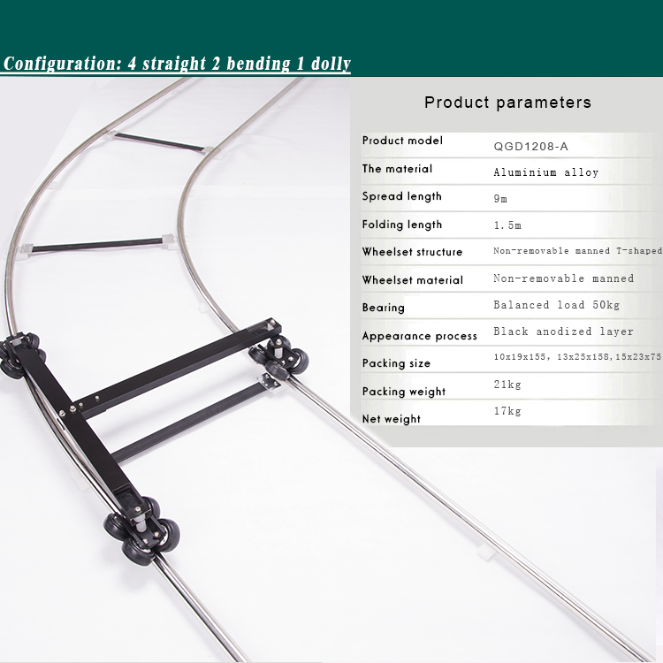 Twzz 6m كاميرا فيلم السكك الحد - مراجعة Camera Slider Rail وسعره