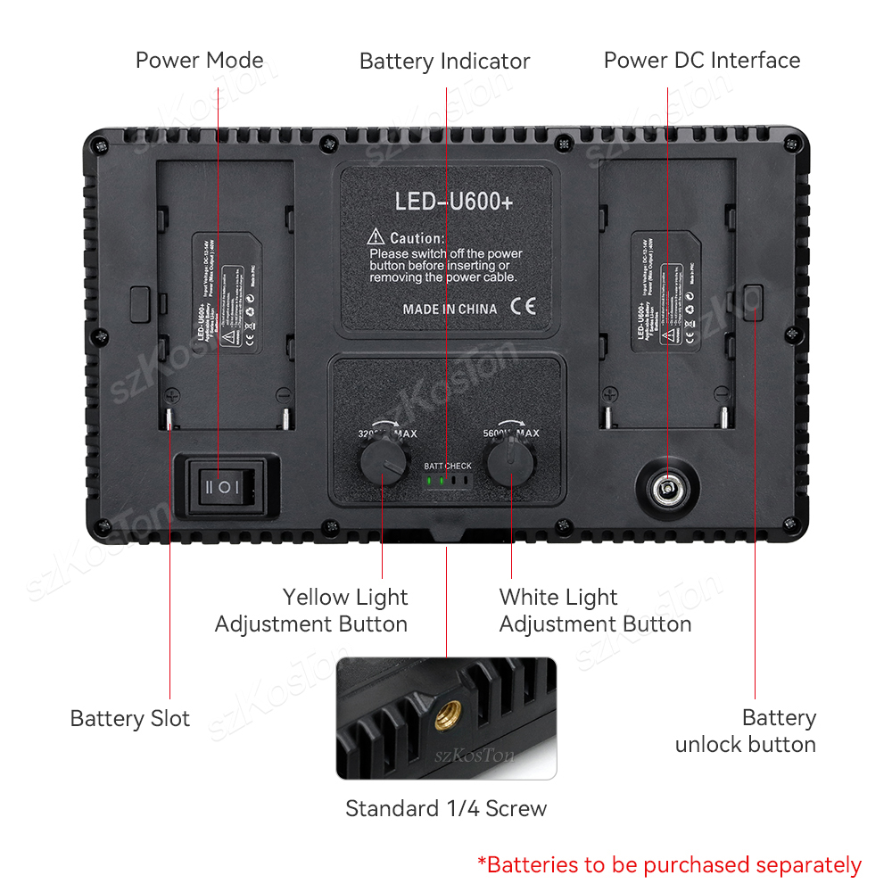 لوحة إضاءة التعبئة LED للتصوير - مراجعة Video Led Light Panel وسعره