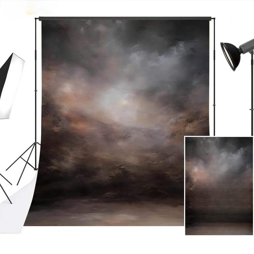 خلفية قماشية بتصميم فني تجريدي - مراجعة Photography Dark Cloth وسعره